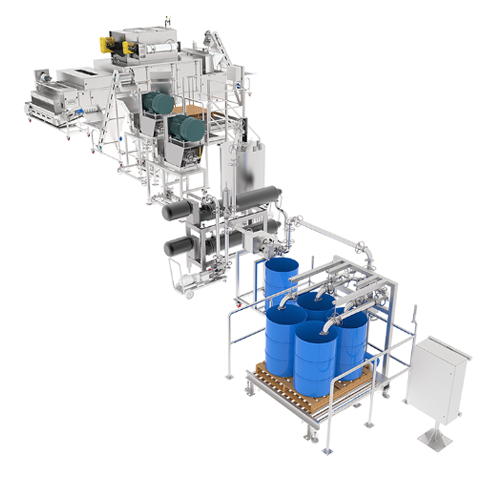 Integrated nut butter production line