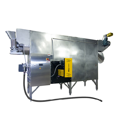 Rotary oven for japanese peanuts