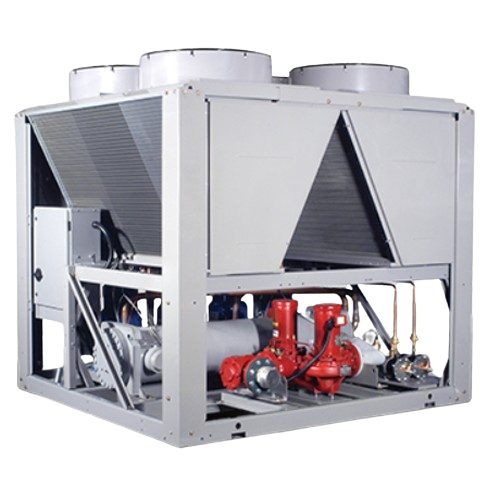 Outdoor central chiller for process cooling