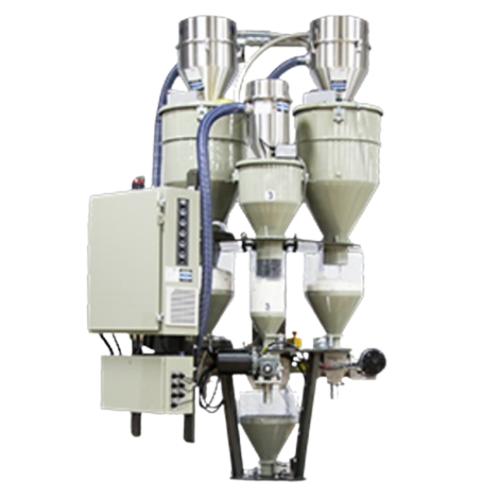 Continuous loss-in-weight blender for extrusion applications