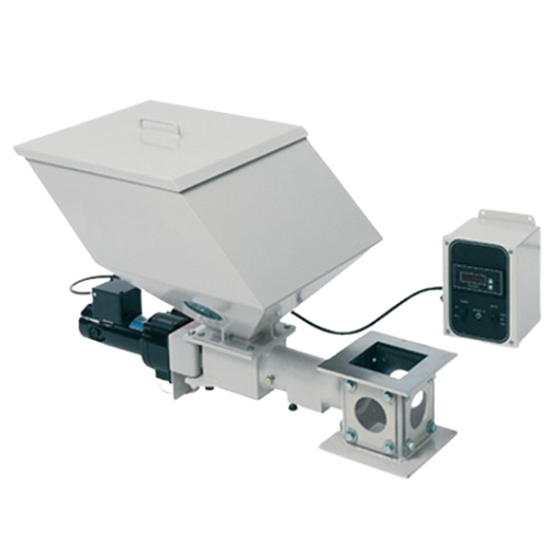Volumetric additive feeders for injection and extrusion processes