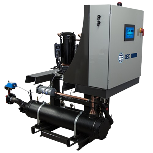 High efficiency central chiller for industrial cooling