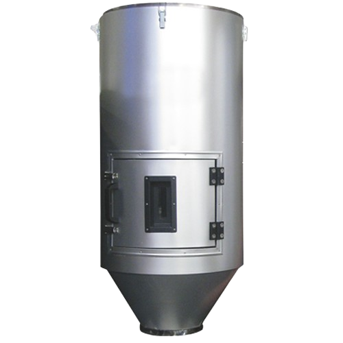 Stainless steel drying hoppers for plastic processing