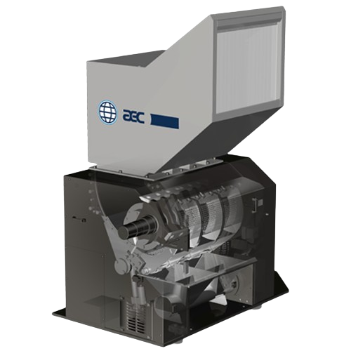 Central granulators for high-volume plastics recycling