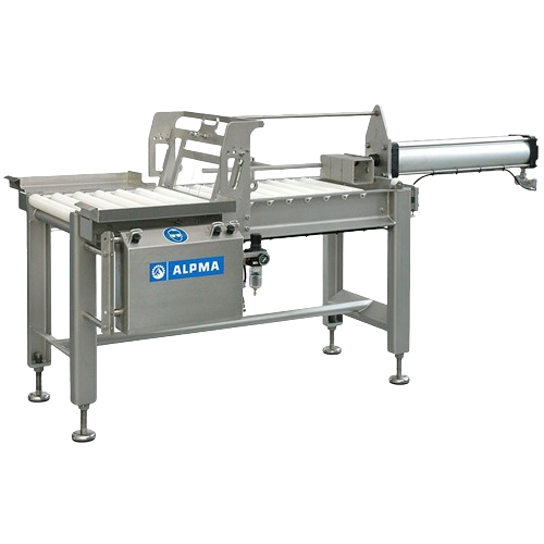Cheese block cutting solution for small to medium batches