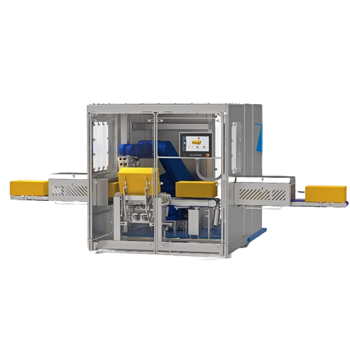 Inspection system for detecting film shreds and mould on cheese blocks