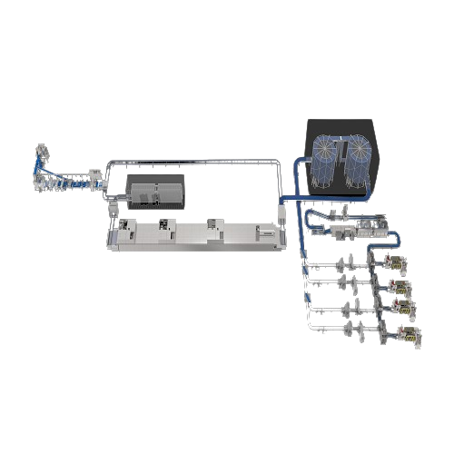 Swirl bread production system for commercial bakeries