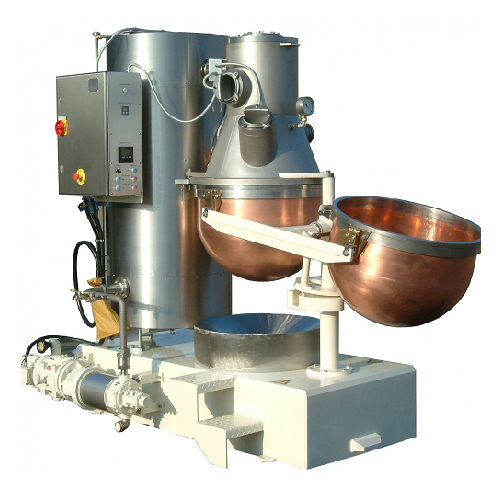 High boiled sugar continuous batch cooker