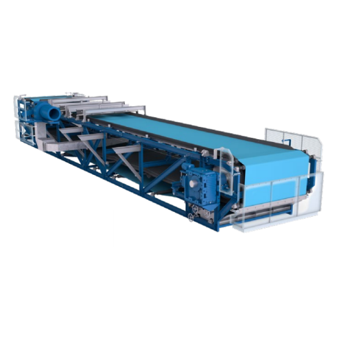 Lifting device for vacuum boxes on Hvbfs