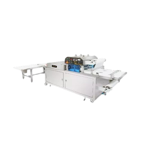 Automatic filming and pressing solution for dough products