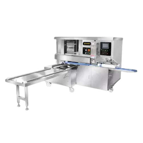 Automatic stamping and aligning system for mooncakes