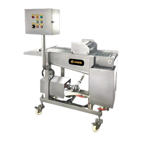 Automatic batter breading system for deep-fried foods