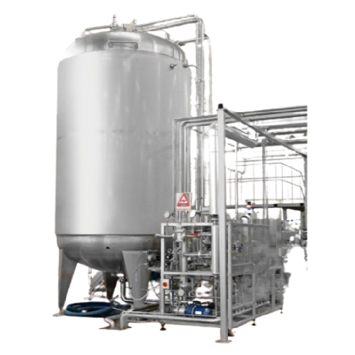 Aseptic storage tank for beverage industry
