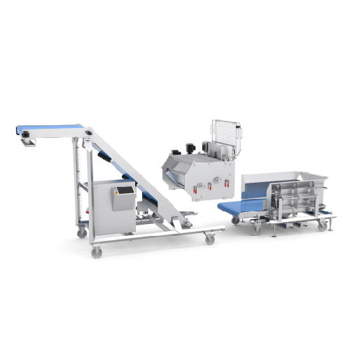 Dough feeder for flexible and gentle dough handling