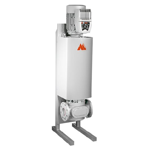 Chocolate pump for consistent mass transport