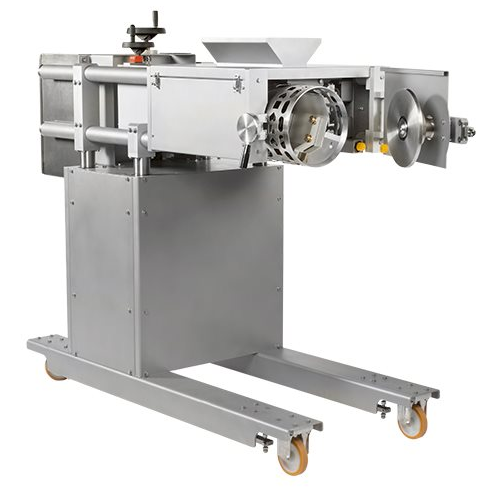 Rotating stencil depositor for confectionery products