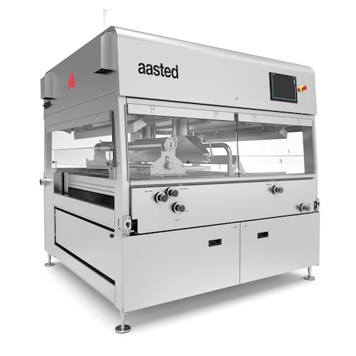 Chocolate enrober for large scale production