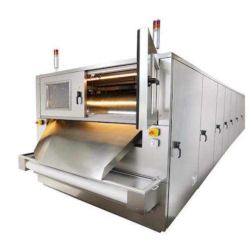 Chocolate production belt line