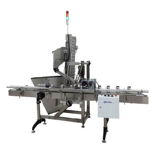 Indexed stomp capper for continuous bottle capping