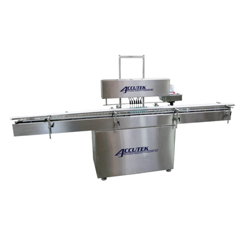 Automatic timed flow volumetric filling machine