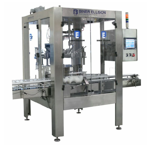 Rotary volumetric filling solution for viscous products
