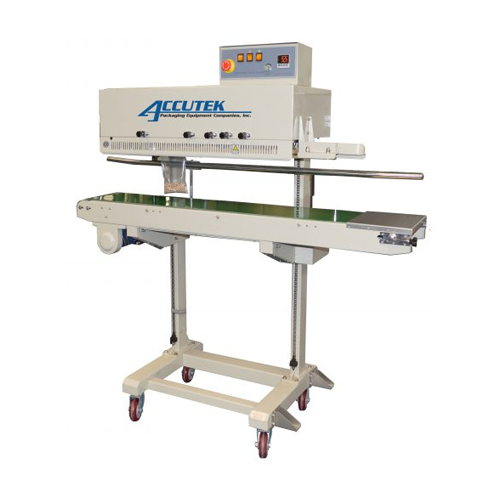 Heat sealer for thermoplastic bags