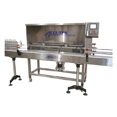 Automatic bottle washer for packaging lines