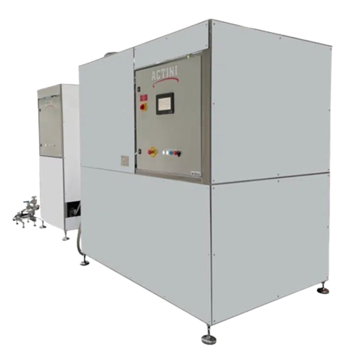 Effluent decontamination system for biological production