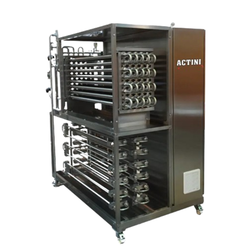 Sterilization pilot systems for small batch heat treatment