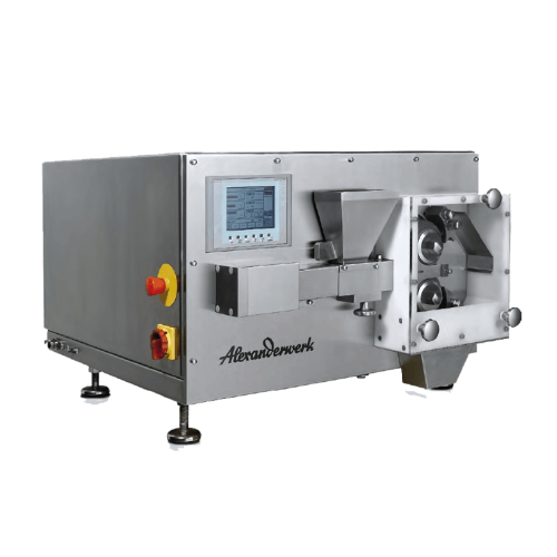 Pharmaceutical roller compactor for dry granulation