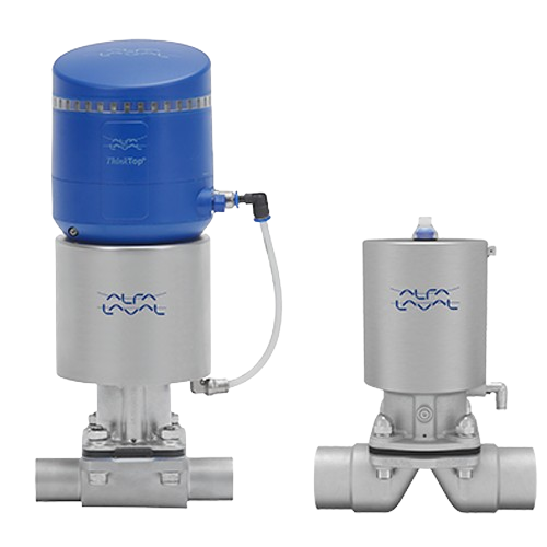 Diaphragm valve for hygiene-focused processes