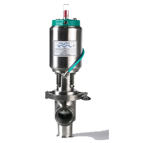 Air-operated single-seat valves for food and beverage industries