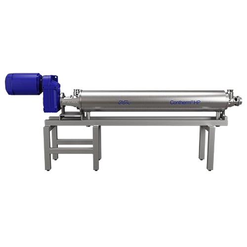 Scraped surface heat exchanger for high-pressure applications