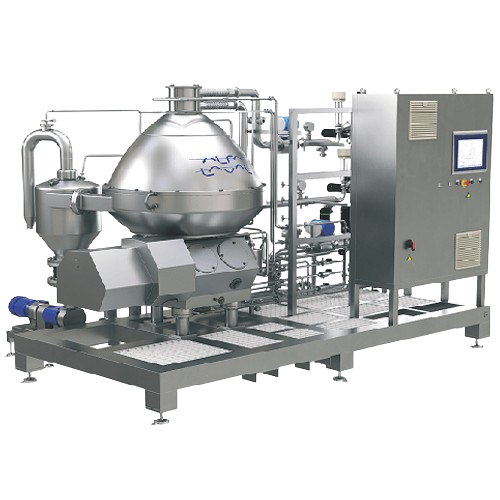 Disc stack separator for animal whole blood