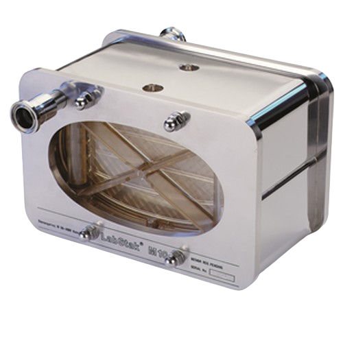 Cross-flow membrane filtration for lab use