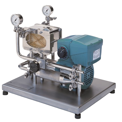 Compact cross-flow membrane filtration system for lab use