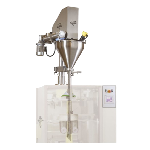 Vertical form fill seal filling system for auger applications