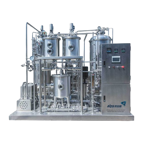 Automatic carbonated beverage mixing system