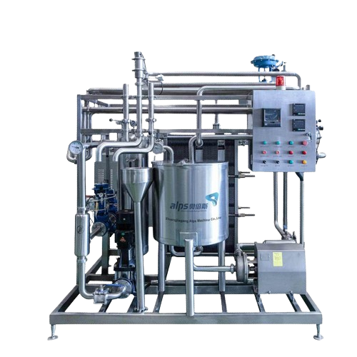 Plate type pasteurizer for juice and tea drinks