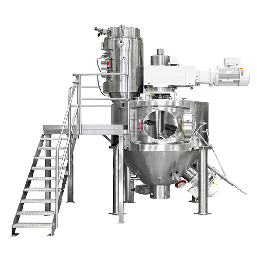 Conical vacuum dryer for viscous materials