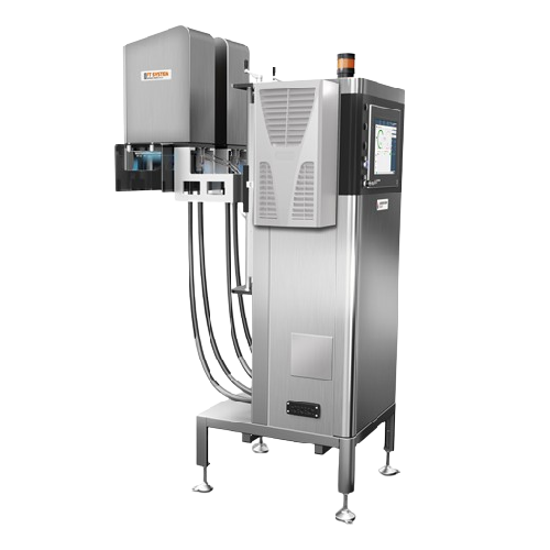 Application angle inspection for Pet bottle caps