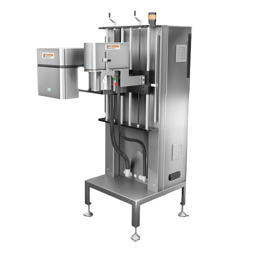 Cap inspection and fill level inspection system for beverage containers