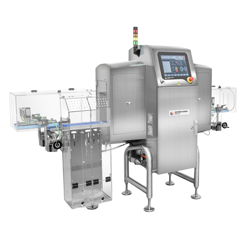 Combi x-ray and checkweigher for vertical products