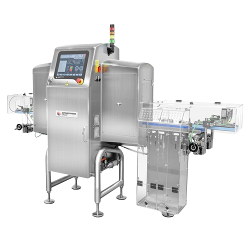 Combi x-ray and checkweigher for vertical products