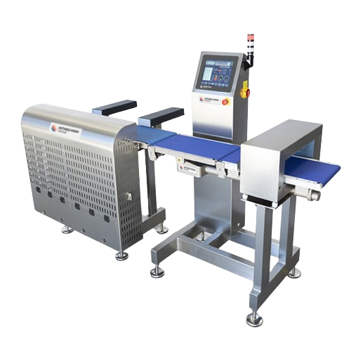 Metal detector and checkweigher for cosmetics production