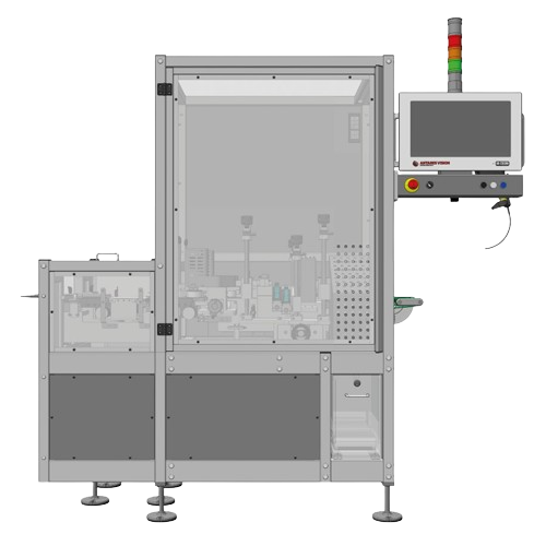 In-line checkweighing and printing system for cartons