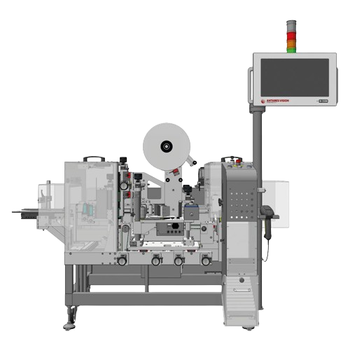 Automatic in-line serialization and tamper-evident sealing unit