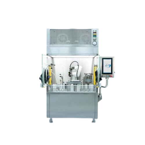 Aseptic filling line for biopharmaceuticals