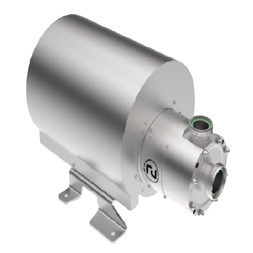 Industrial shear pump for high-viscosity food applications