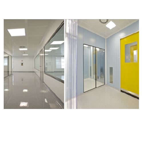 Cleanroom enclosure system for pharmaceutical and chemical industries